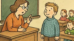 Vtip: „Pepíčku, z čeho máš ten svetr?“